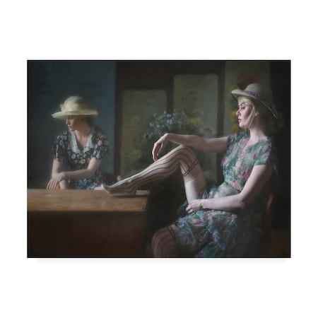 Kenp 'Relaxing' Canvas Art,18x24